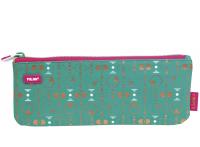 Opakowanie Piórnik Milan mały płaski COPPER III zielony