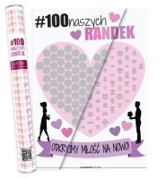 Opakowanie PLAKAT ZDRAPKA DLA PAR 100 NASZYCH RANDEK