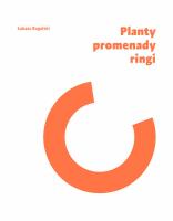 Planty, promenady, ringi. Autor: Bugalski Łukasz. SmakLiter.pl Okładka książki Planty, promenady, ringi
