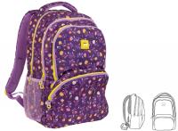 Opakowanie Plecak Milan duży MILAN FLOWERS 25l fioletowy