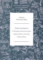 Projekt interdyskursu: o tekstowym przekraczaniu... Autor: Martyna Wielewska-Baka. SmakLiter.pl Okładka książki Projekt interdyskursu: o tekstowym przekraczaniu..