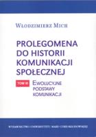Prolegomena do his.komun. społ.T.3 Ewolucyjne.... Autor: Mich Włodzimierz. SmakLiter.pl Okładka książki Prolegomena do his.komun. społ.T.3 Ewolucyjne...