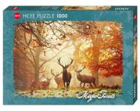 Opakowanie Puzzle 1000 Magiczny las - Jelenie
