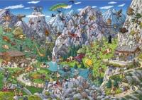 Opakowanie Puzzle 1000 Miasto królików