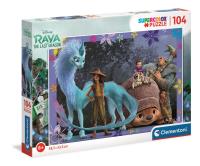 Puzzle 104 super color Raya i ostatni smok 27156. Wydawca: Clementoni. SmakLiter.pl Opakowanie Puzzle 104 super color Raya i ostatni smok 27156