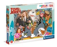 Puzzle 104 Super Kolor Tom&Jerry. Wydawca: Clementoni. SmakLiter.pl Opakowanie Puzzle 104 Super Kolor Tom&Jerry