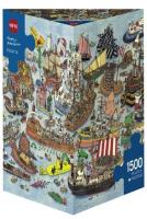 Opakowanie Puzzle 1500 Regaty (Puzzle+plakat)