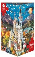 Opakowanie Puzzle 2000 Zamek w Bawarii ( Puzzle+plakat)