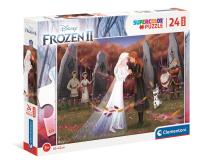 Puzzle 24 maxi super color Frozen 2 24217. Wydawca: Clementoni. SmakLiter.pl Opakowanie Puzzle 24 maxi super color Frozen 2 24217