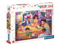 Puzzle 24 Maxi Super Kolor Nighty Night. Wydawca: Clementoni. SmakLiter.pl Opakowanie Puzzle 24 Maxi Super Kolor Nighty Night