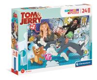 Puzzle 24 Maxi Super Kolor Tom&Jerry. Wydawca: Clementoni. SmakLiter.pl Opakowanie Puzzle 24 Maxi Super Kolor Tom&Jerry