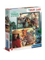 Puzzle 2x60 super color Raya i ostatni Smok 21616. Wydawca: Clementoni. SmakLiter.pl Opakowanie Puzzle 2x60 super color Raya i ostatni Smok 21616