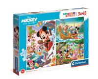 Puzzle 3x48 super color Mickey & Przyjaciele 25266. Wydawca: Clementoni. SmakLiter.pl Opakowanie Puzzle 3x48 super color Mickey & Przyjaciele 25266