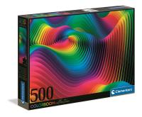 Puzzle 500 color boom Fale 35093. Wydawca: Clementoni. SmakLiter.pl Opakowanie Puzzle 500 color boom Fale 35093