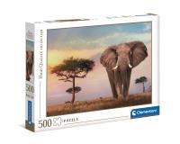 Puzzle 500 HQ African Sunset. Wydawca: Clementoni. SmakLiter.pl Opakowanie Puzzle 500 HQ African Sunset