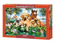 Puzzle 500 Summer Pals CASTOR. Wydawca: Castorland. SmakLiter.pl Opakowanie Puzzle 500 Summer Pals CASTOR
