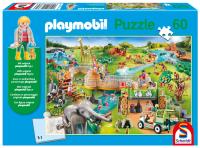 Puzzle 60 Playmobil Zoo + figurka. Wydawca: Schmidt. SmakLiter.pl Opakowanie Puzzle 60 Playmobil Zoo + figurka