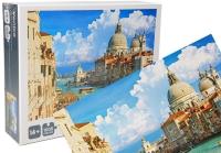 Puzzle Miasto Wenecja 1000 elementów. Wydawca: Lean Toys. SmakLiter.pl Opakowanie Puzzle Miasto Wenecja 1000 elementów