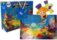 Puzzle Podwodny Morski Świat 48 elem. Wydawca: Lean Toys. SmakLiter.pl Opakowanie Puzzle Podwodny Morski Świat 48 elem