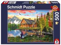 Puzzle PQ 500 Wędkowanie nad jeziorem G3. Wydawca: Schmidt. SmakLiter.pl Opakowanie Puzzle PQ 500 Wędkowanie nad jeziorem G3