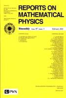 Reports On Mathematical Physics 87/1 Polska. Wydawca: Wydawnictwo Naukowe PWN. SmakLiter.pl Opakowanie Reports On Mathematical Physics 87/1 Polska