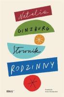 Słownik rodzinny. Autor: Ginzburg Natalia. SmakLiter.pl Okładka książki Słownik rodzinny