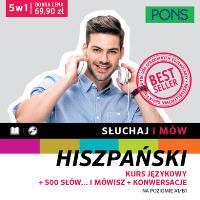 Słuchaj i mów hiszpański pakiet A1/B1. Autor: Opracowanie zbiorowe. SmakLiter.pl Okładka książki Słuchaj i mów hiszpański pakiet A1/B1