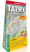 Tatry Mapa panoramiczna laminowana mapa turystyczna; 1 : 28 000. Autor: praca zbiorowa. SmakLiter.pl Okładka książki Tatry Mapa panoramiczna laminowana mapa turystyczna; 1 : 28 000