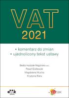 Okładka książki VAT 2021