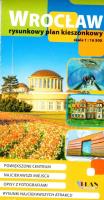 Wrocław. Rysunkowy plan kieszonkowy 1:16 500. Autor: Opracowanie zbiorowe. SmakLiter.pl Okładka książki Wrocław. Rysunkowy plan kieszonkowy 1:16 500