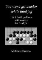 Okładka książki You won't get dumber while thinking... 8-9 kyu