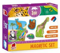 Zestaw magnesów. Zoo. Wydawca: Roter Kafer. SmakLiter.pl Opakowanie Zestaw magnesów. Zoo