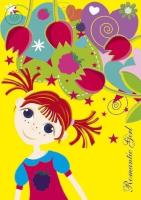 Zeszyt w kratkę. Romantic girl. Jeżynka żółta. Wydawca: Ibis/Books. SmakLiter.pl Opakowanie Zeszyt w kratkę. Romantic girl. Jeżynka żółta