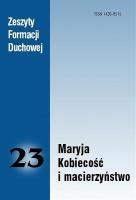 Okładka książki Zeszyty Formacji Duchowej nr 23 Maryja...