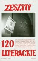 Okładka książki Zeszyty literackie 120 4/2012
