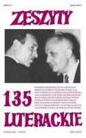 Zeszyty literackie 135 3/2016. Autor:   Praca zbiorowa. SmakLiter.pl Okładka książki Zeszyty literackie 135 3/2016