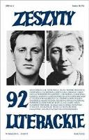 Okładka książki Zeszyty literackie 92 4/2005