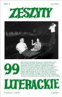 Zeszyty literackie 99 3/2007. Autor: praca zbiorowa. SmakLiter.pl Okładka książki Zeszyty literackie 99 3/2007