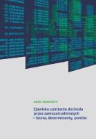 Okładka książki Zjawisko zaniżania dochodu przez samozatrudnionych