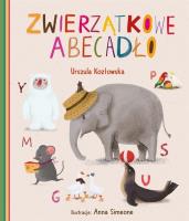 Zwierzątkowe abecadło. Autor: Anna Simeone (ilustr.). SmakLiter.pl Okładka książki Zwierzątkowe abecadło