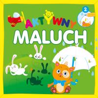 Aktywny maluch 2. Autor: Monika Kalinowska. SmakLiter.pl Okładka książki Aktywny maluch 2