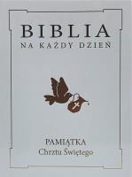 Okładka książki Biblia na każdy dzień. Chrzest złoto TW