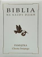 Okładka książki Biblia na każdy dzień. Chrzest złoto