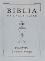 Okładka książki Biblia na każdy dzień. Komunia złoto TW