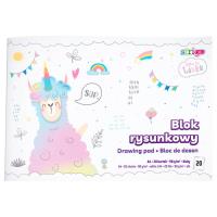 Opakowanie Blok rysunkowy A4 Strigo by lenka  20 kartek 90g biały 10 sztuk