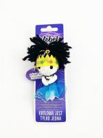 Brelok Kłębek Szczęścia - Królowa jest tylko jedna. Wydawca: Jawi. SmakLiter.pl Opakowanie Brelok Kłębek Szczęścia - Królowa jest tylko jedna