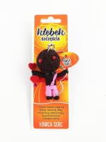Brelok Kłębek Szczęścia - Łowca serc. Wydawca: Jawi. SmakLiter.pl Opakowanie Brelok Kłębek Szczęścia - Łowca serc
