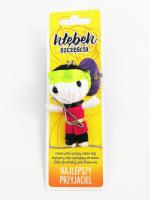 Brelok Kłębek Szczęścia - Najlepszy przyjaciel. Wydawca: Jawi. SmakLiter.pl Opakowanie Brelok Kłębek Szczęścia - Najlepszy przyjaciel