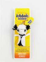 Brelok Kłębek Szczęścia - Urodzony geniusz. Wydawca: Jawi. SmakLiter.pl Opakowanie Brelok Kłębek Szczęścia - Urodzony geniusz