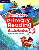 Opakowanie Cambridge Primary Reading Anthologies 1&2 Teacher's Book with Online Audio